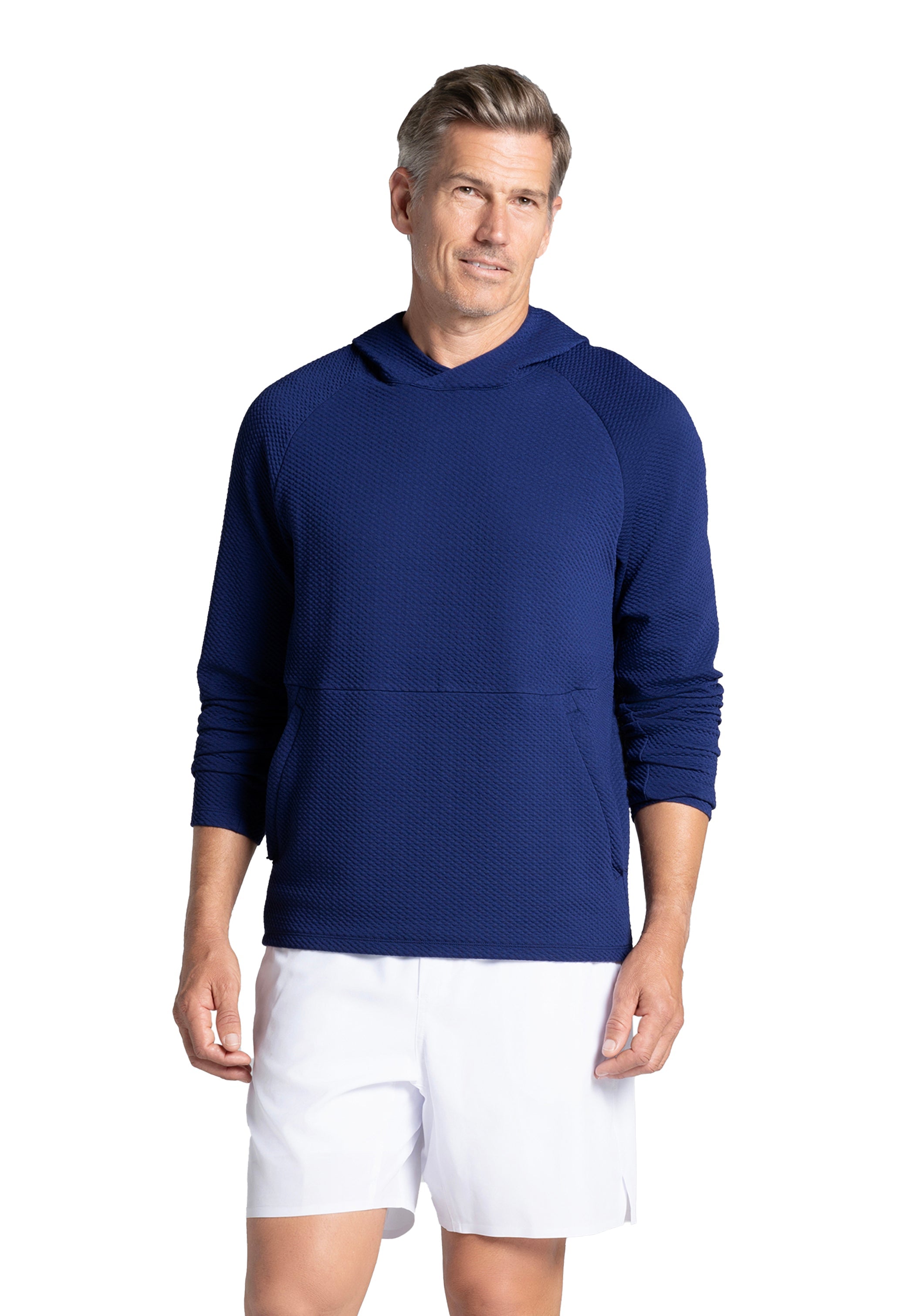 Solid Popcorn Stitch Hoody - 94001